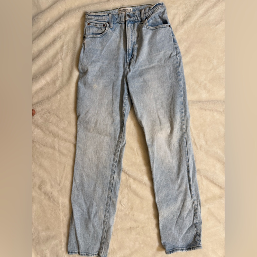 Abercrombie & Fitch Light Blue Straight Leg Jeans